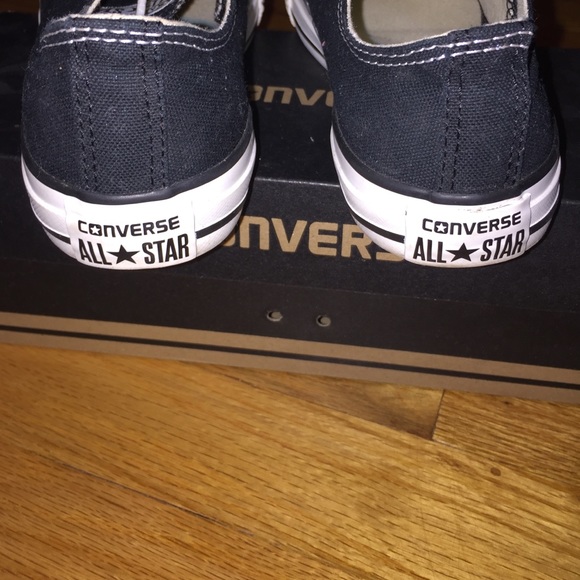 Authentic Black & White Low Top Converse - Picture 2 of 4