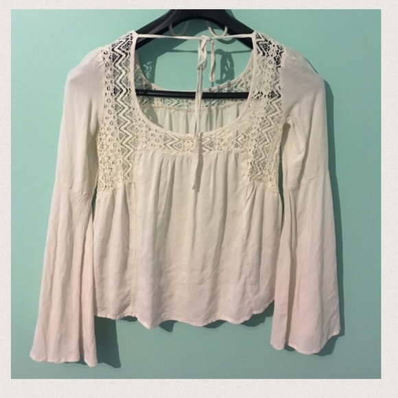 Cream boho blouse - Picture 4 of 4