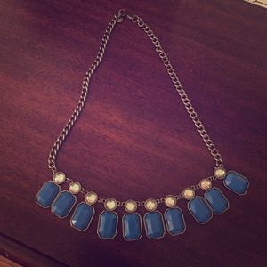 blue j.crew necklace