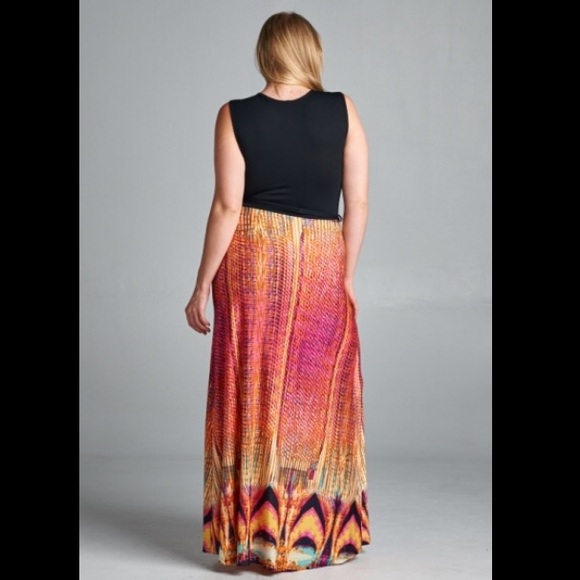 🏆2XHOST PICK🏆🇺🇸PLUS Size Phoenix Faux Wrap - Picture 3 of 4