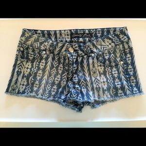 Celebrity Pink Indigo Cutoff Denim Shorts