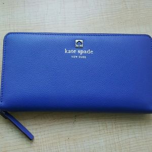 NWT Kate spade neda wallet grant park holidayblu