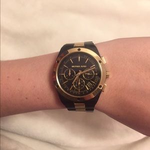 Michael Kors Reagan two-tone watch