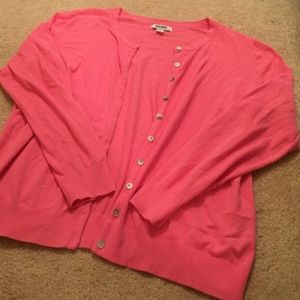 Old Navy pink cardigan