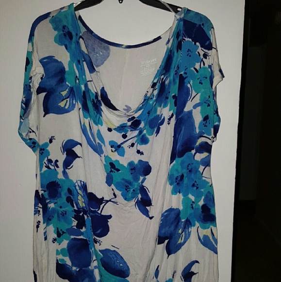 Casual or dress cowl neck blouse