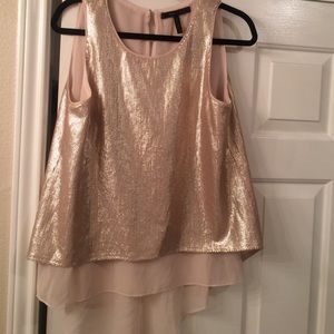 Rose Gold Sequin shirt