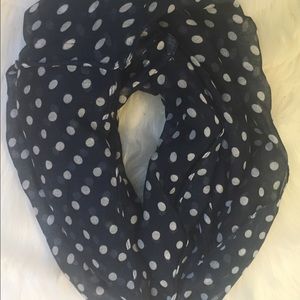 Infinity Scarf Navy/White