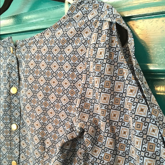 Blue Cross Long Sleeved Dress Medium - Picture 3 of 4