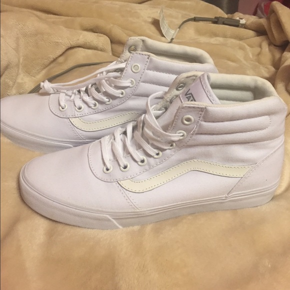 BRAND NEW high top white vans