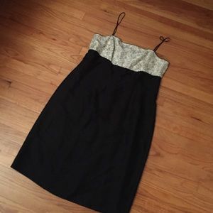 Silk embroidered dress with beading