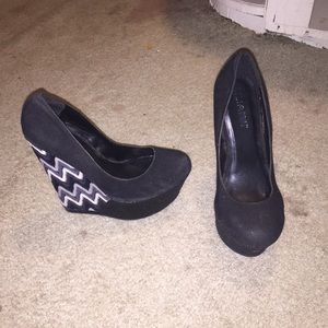 Wedge heels worn twice maybe 3 times