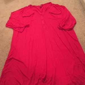 Red Old Navy dress
