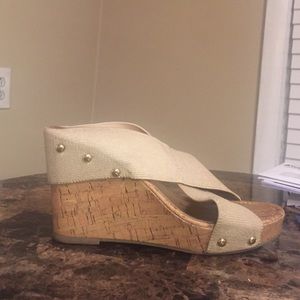 Madden Girl Nautic Gold Wedge Sandals