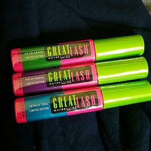 New!!! 3 color Mabelline Great Lash