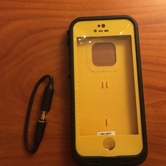 Yellow iPhone 5s life proof case