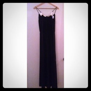 Black maxi dress