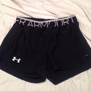 Black under armour shorts