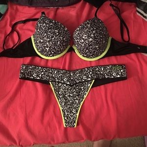 PINK bra and pantry set