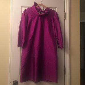 J. Crew Fuschia Knee Length Dress NWOT