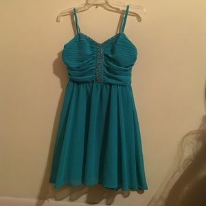 Teal dress