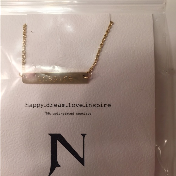 Inspire gold plated necklace