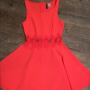 Hot Pink/Coral skater dress!