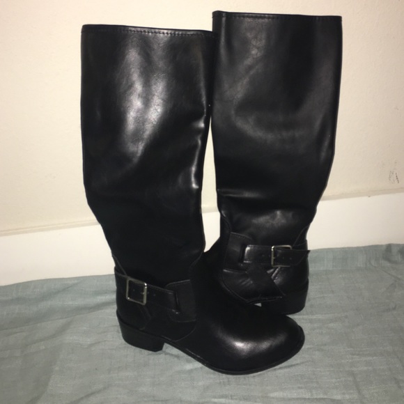 Black Boots Never Worn!! - Picture 2 of 4