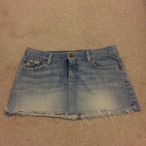 Vintage jean skirt
