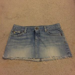 Vintage jean skirt
