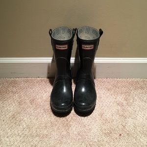 Hunter Original Short Boots - Black (W23615)