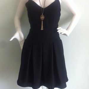 Black Fit and Flare Sundress