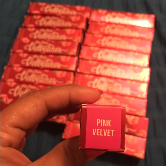 Pink velvet new never used !