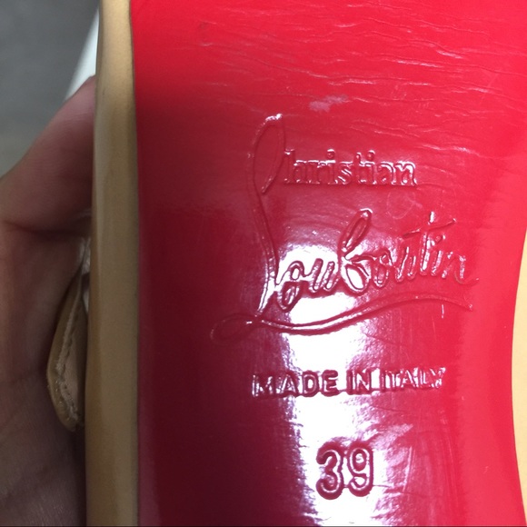 Nude Louboutins Size 9 (39) - Picture 2 of 4