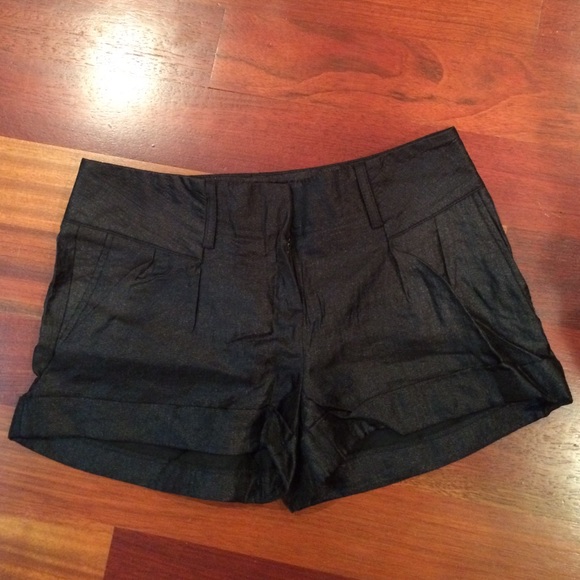 Express. Shiny, light weight shorts.