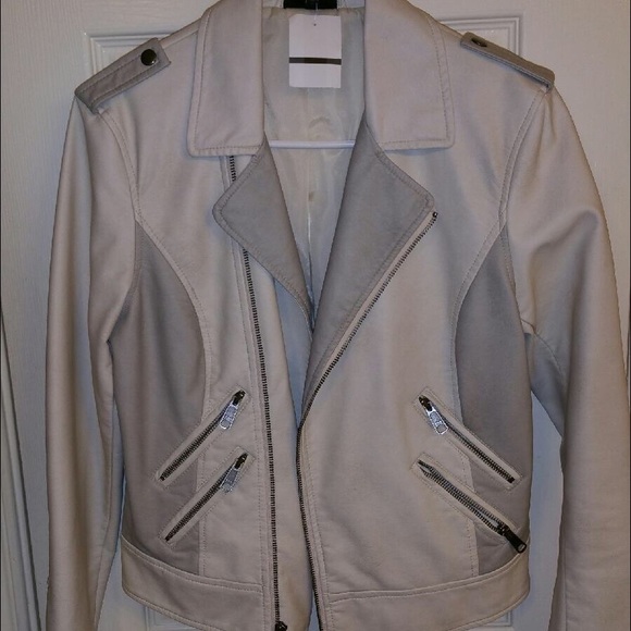 Ivory and light grey jacket