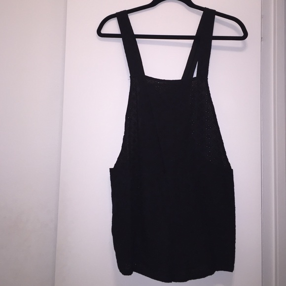 Black overalls