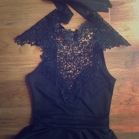 Casual-formal halter dress