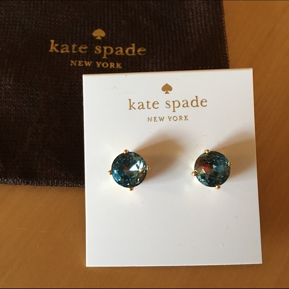 kate spade Jewelry - kate spade GraceBlue small gumdrop studs