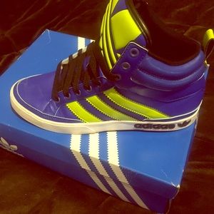 Adidas top court high top sneakers