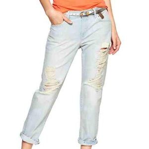 Gap destructed sexy boyfriend jeans