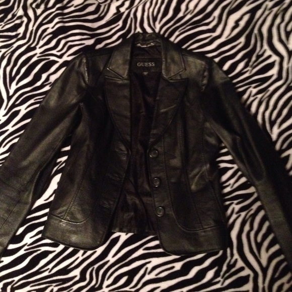 Guess leather jacket