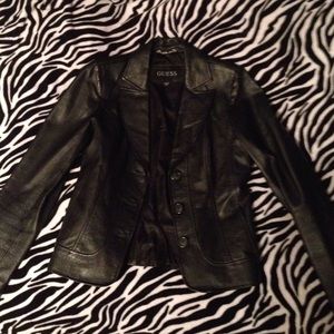 Guess leather jacket