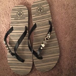 Brand new Tory Burch flip flops