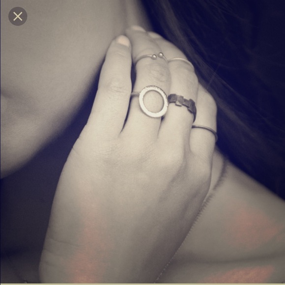Host Pick open circle ring and bracelet set