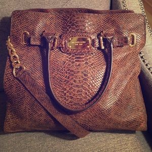 Michael Kors Hamilton Large Croc Tote