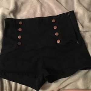 High waisted shorts