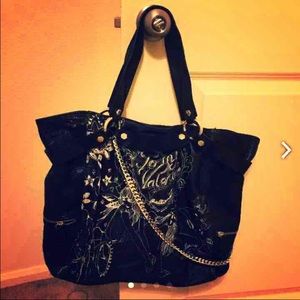 authentic galliano real leather shoulder Bag