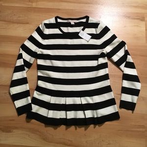NWT Banana Republic Peplum Sweater