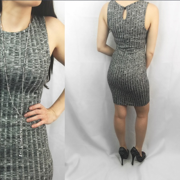 ValMarie Boutique Dresses - π Grey Ribbed Sleeveless Bodycon Dress ValMarie Boutique Dresses - π Grey Ribbed Sleeveless Bodycon Dress