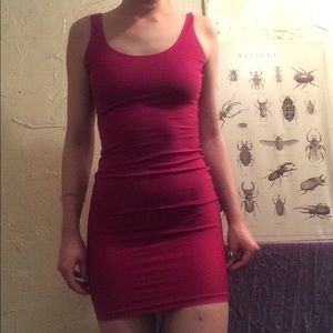 American apparel tight low back dress